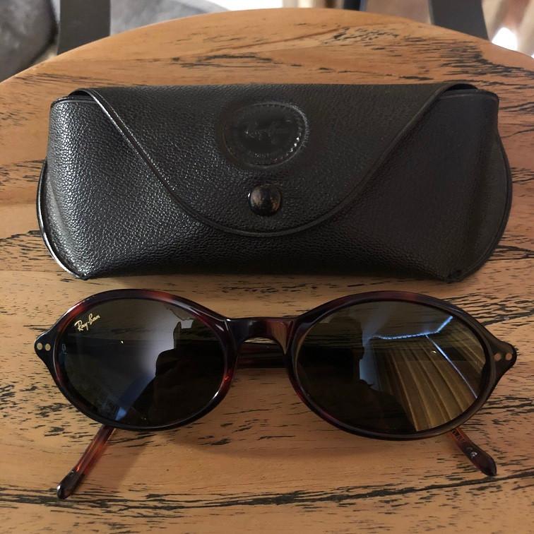 Vintage zonnebril B&L Ray-Ban W2974 Gatsby tortoise R05, Ray-Ban USA, Gebruikt, Zonnebril, Bruin