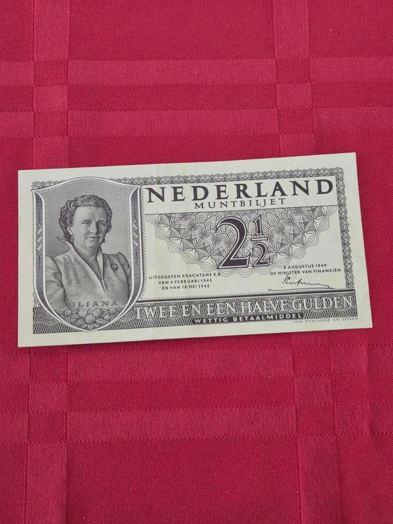 Prachtig 2,5 gulden biljet 1949, Ophalen of Verzenden