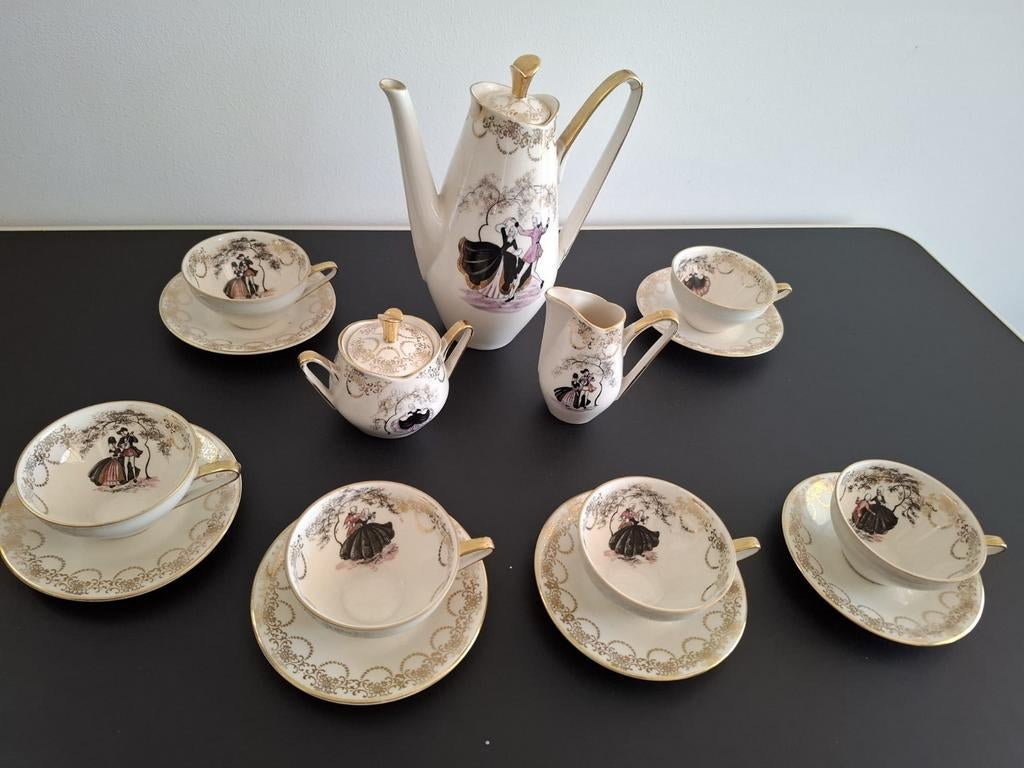 Kronach Bavaria porcelein koffieservies, Antiek en Kunst, Antiek | Servies compleet, Ophalen