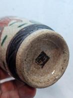 Antieke Chinese vaas Nanking krijgers China keramiek 20 cm, Ophalen of Verzenden