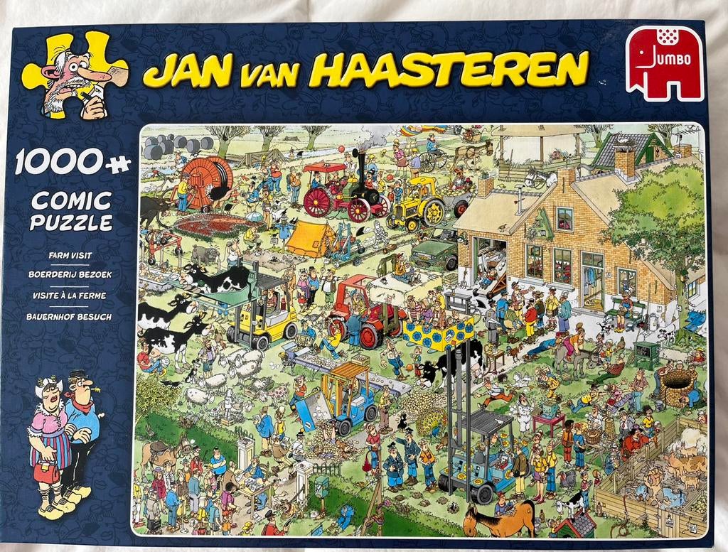 Jan van Haasteren legpuzzel. 1000 stukjes., Hobby en Vrije tijd, Denksport en Puzzels, Ophalen of Verzenden, 500 t/m 1500 stukjes