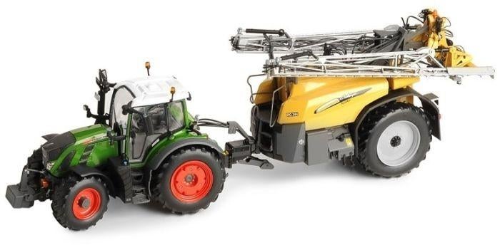 Fendt 718 Vario met Challenger Rogator 344, Hobby en Vrije tijd, Modelauto's | 1:32, Overige merken, ROS, Tractor of Landbouw