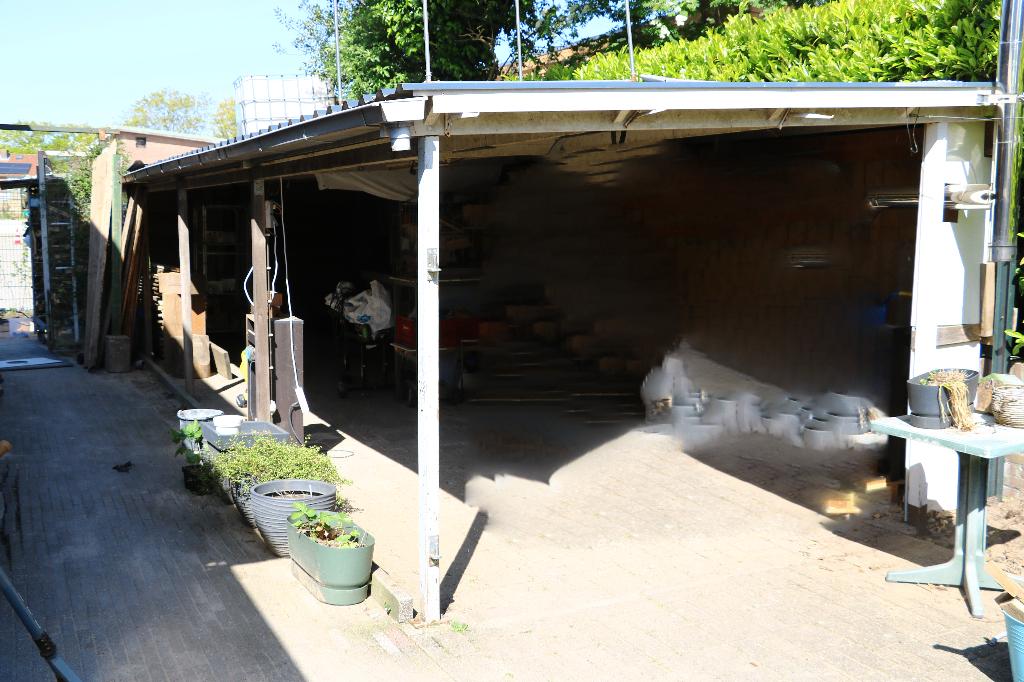 Overkapping (30m2) met damwandplaten - direct op te halen, Ophalen, Gebruikt, Overige typen