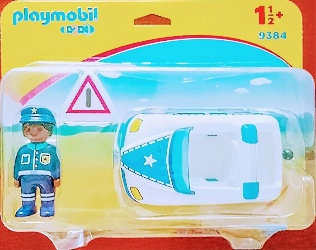 1•2•3 Politiewagen 9384, Ophalen of Verzenden, Zo goed als nieuw, Complete set