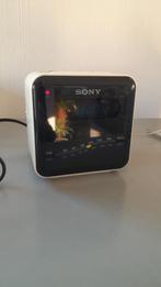 Sony ICF-C101W Digicube - vintage wekkerradio wekker radio, Ophalen of Verzenden, Gebruikt, Analoog
