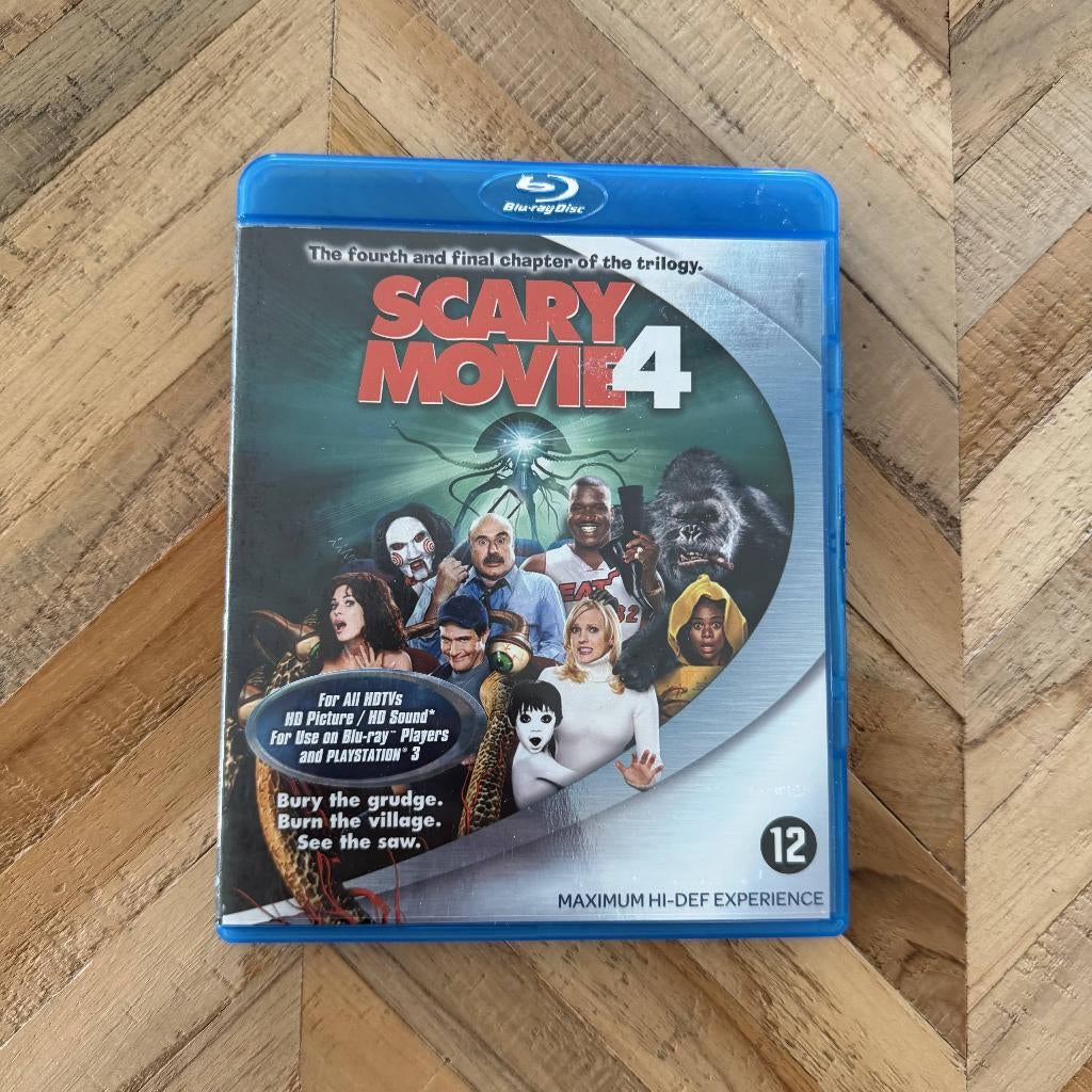 Scary Movie 4 (Blu-ray), Cd's en Dvd's, Blu-ray, Ophalen of Verzenden, Zo goed als nieuw, Overige genres
