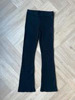 Tommy Hilfiger, flared rib broek, zwart, maat 134/140, Broek, Meisje, Ophalen of Verzenden, Tommy Hilfiger