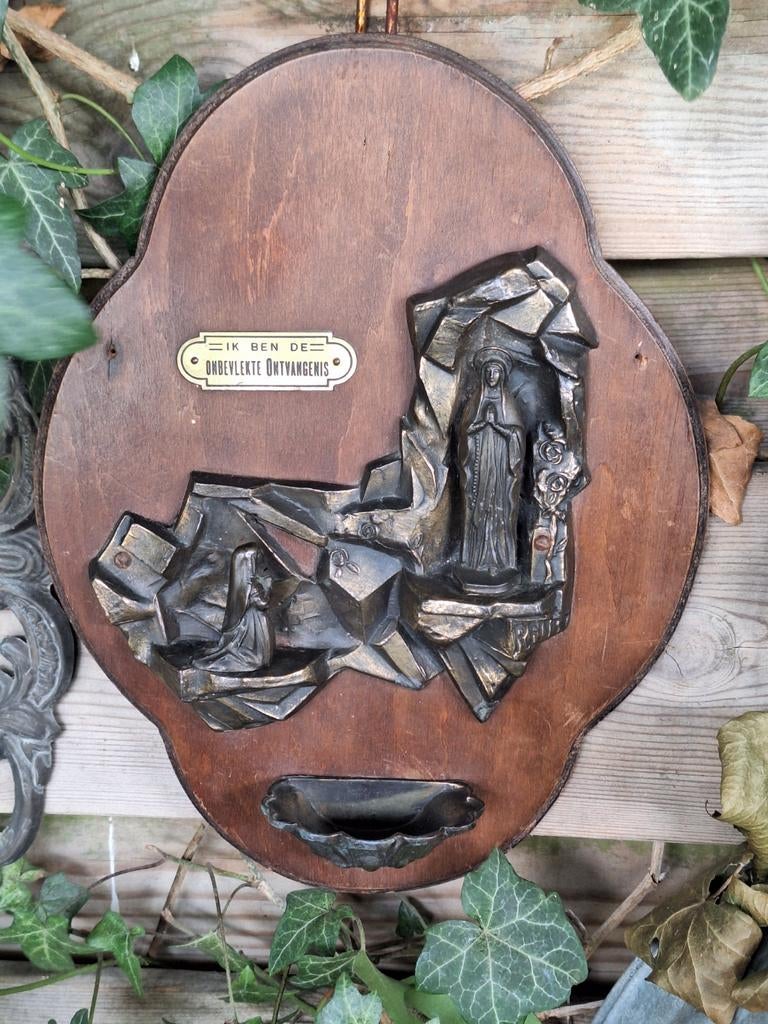 Art Deco wand- Wijwatervaatje, Ophalen of Verzenden