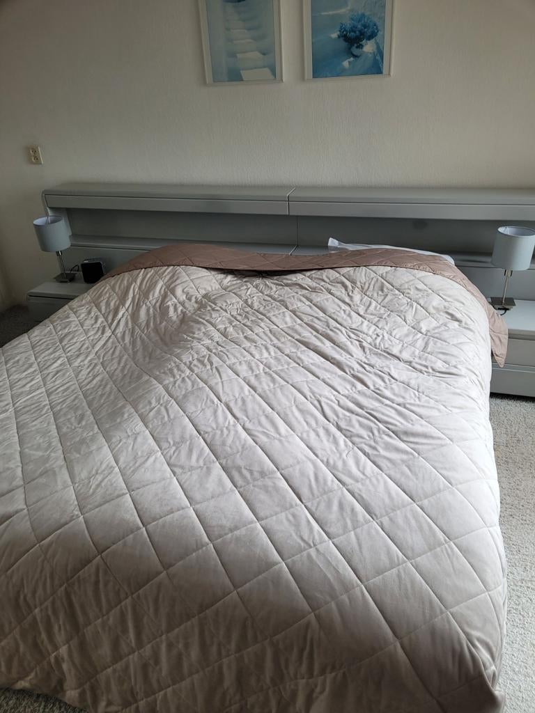 Twee persoonsbed, Ophalen, Gebruikt, Eenpersoons