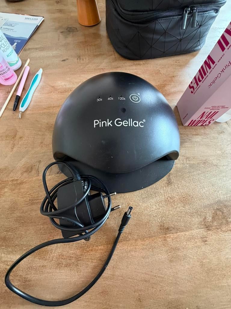 Pink Gellac starterset, Sieraden, Tassen en Uiterlijk, Ophalen of Verzenden, Gebruikt, Overige kleuren, Handen en Nagels