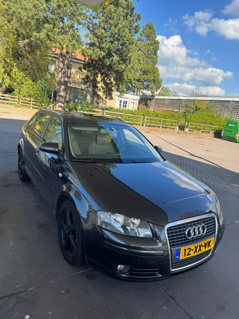 Audi A3 1.8 Tfsi Sportback 160pk 2007 Donkergrijs, Auto's, 1345 kg, 4 cilinders, 160 pk, Origineel Nederlands