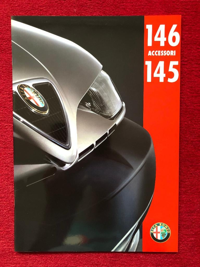 Alfa Romeo 145 /146 accessoire folder, Boeken, Auto's | Folders en Tijdschriften, Ophalen of Verzenden, Nieuw, Alfa Romeo, Alfa Romeo