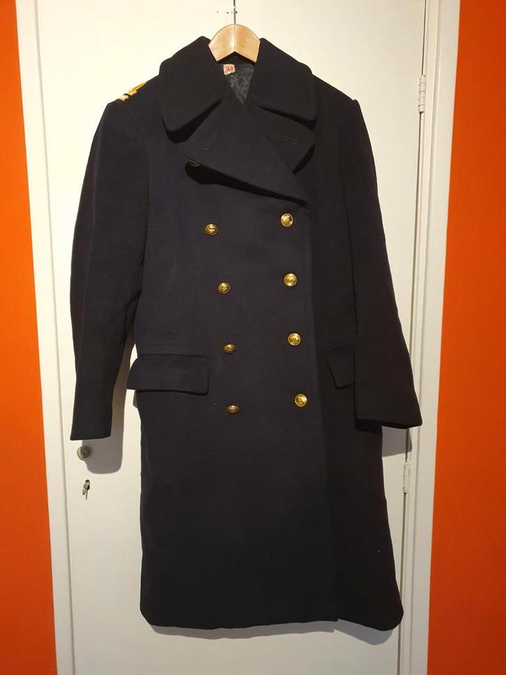 Winterjas Koninklijke Marine Officier - Maat 44, Verzamelen, Militaria | Algemeen, Marine, Kleding of Schoenen, Nederland, Ophalen of Verzenden