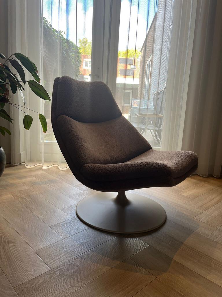 Artifort F511 fauteuil - Geoffrey Harcourt, Huis en Inrichting, Fauteuils, Zo goed als nieuw, Stof, 75 tot 100 cm, 75 tot 100 cm