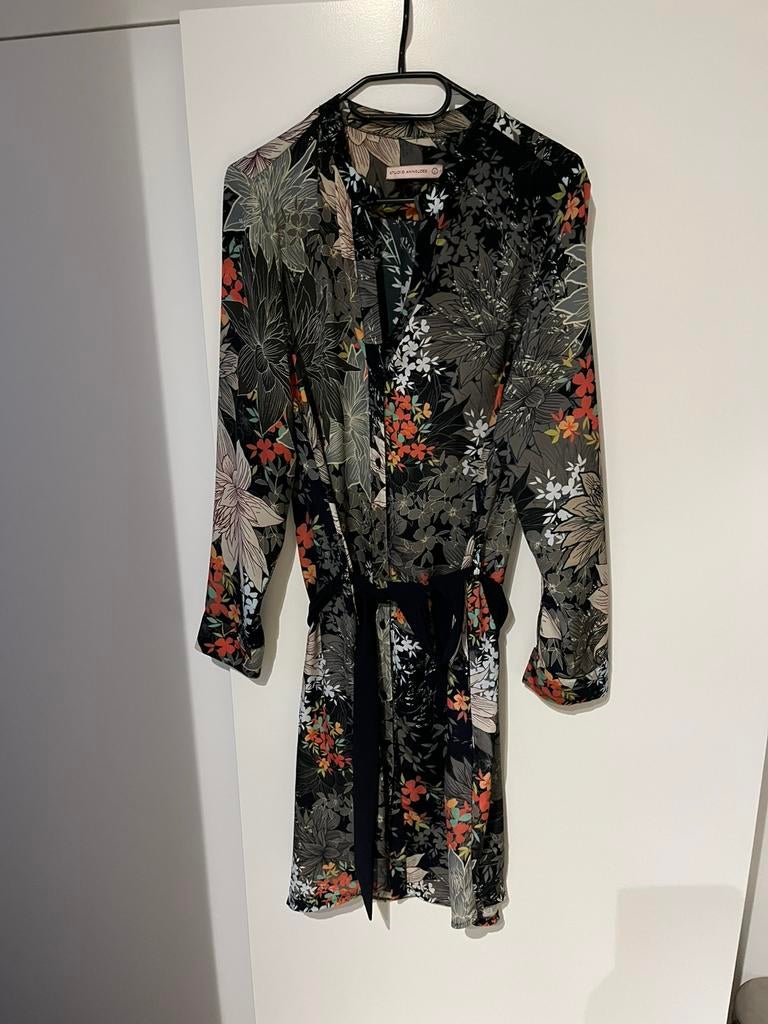 Prachtige jurk Studio Anneloes, Ophalen of Verzenden, Zo goed als nieuw, Zwart, Onder de knie