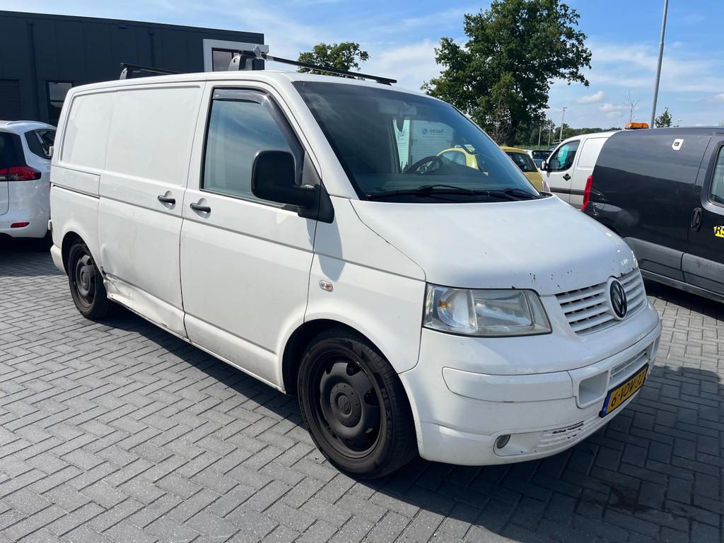 Volkswagen Transporter 2.5 TDI 130Pk Airco 2009, Voorwielaandrijving, Stof, Gebruikt, Zwart