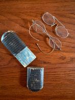 Antieke brillen brilletjes met 1 koker, Antiek en Kunst, Curiosa en Brocante, Verzenden