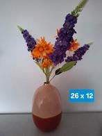 Mooie vaas terra/ roze, Huis en Inrichting, Woonaccessoires | Vazen, Overige kleuren, Aardewerk of Porselein, Ophalen of Verzenden