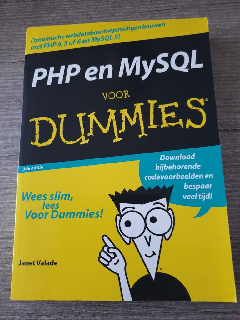 PHP en MySQL voor Dummies - 3e editie, Ophalen of Verzenden, Gelezen, Programmeertaal of Theorie, Janet Valade