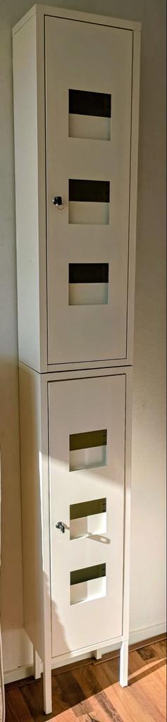 IKEA PS locker metaal voor CD's (2 stuks), Ophalen, Gebruikt, 150 discs of meer, Metaal