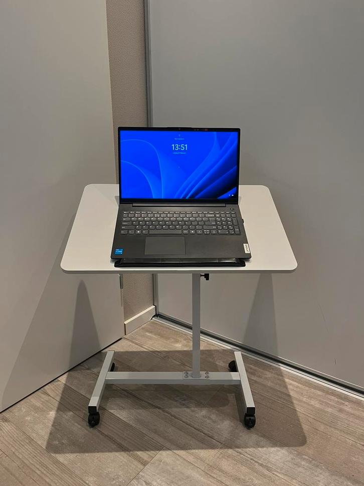 Verstelbare bijzet/laptop tafel, Computers en Software, Laptoptafels, Nieuw, In diepte verstelbaar, In hoogte verstelbaar, Ophalen