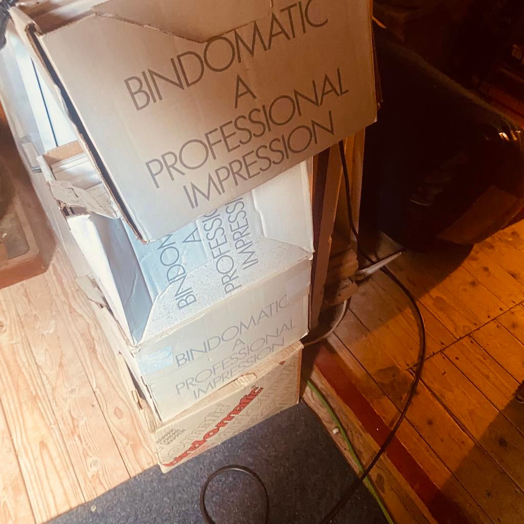 Bindomat mappen, Diversen, Ophalen, Zo goed als nieuw