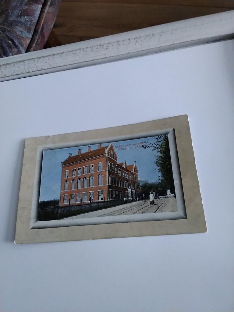 BERGEN. OP ZOOM. ARTILLERIE. KAZERNE. 1912, Ophalen of Verzenden, Voor 1920, Noord-Brabant