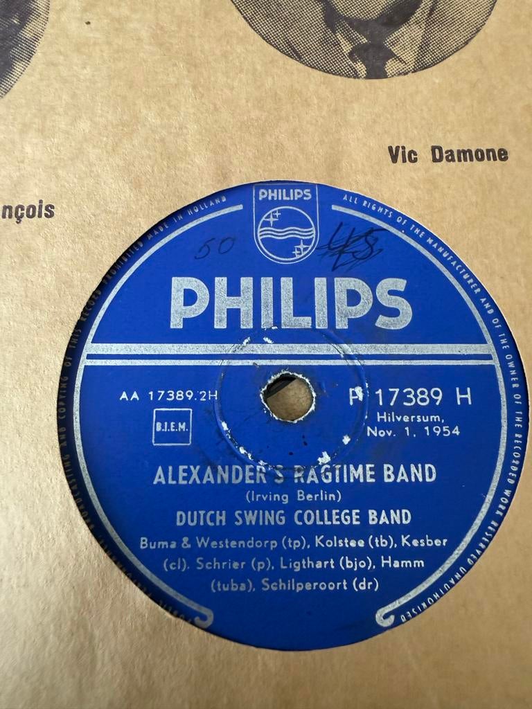 Collectie van 25 stuks 78 toeren platen - Diverse artiesten, Ophalen, Voor 1960, Gebruikt, 10 inch