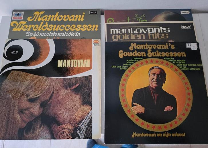Verzameling Mantovani LP vinyl 5 stuks, Cd's en Dvd's, Vinyl | Overige Vinyl, Gebruikt, 12 inch, Ophalen of Verzenden