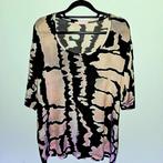 Basler shirt roze/wit/zwart panther/zebra design maat 48, Kleding | Dames, Ophalen of Verzenden, Zo goed als nieuw, Korte mouw