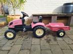 Falk Tractor Country Farmer Roze, Kinderen en Baby's, Speelgoed | Buiten | Skelters, Ophalen, Zo goed als nieuw, Overige merken