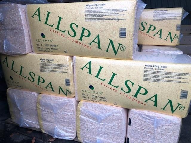 Houtvezels / Houtkrullen Allspan 22kg, Dieren en Toebehoren, Stalling en Weidegang, Stalling
