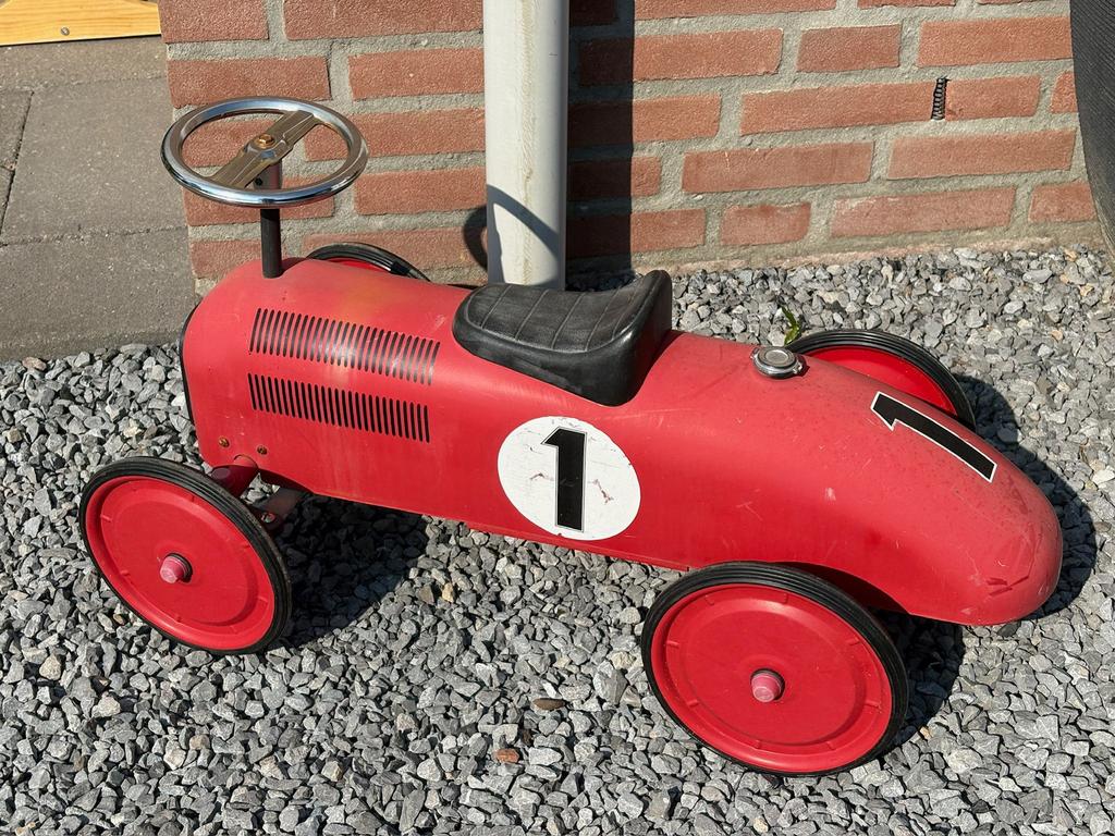 Metalen loopauto, Ophalen, Gebruikt