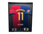 Raphina FC Barcelona 24/25 gesigneerd ingelijst thuis shirt, Buitenlandse clubs, Soccersignings.nl, Shirt, Nieuw