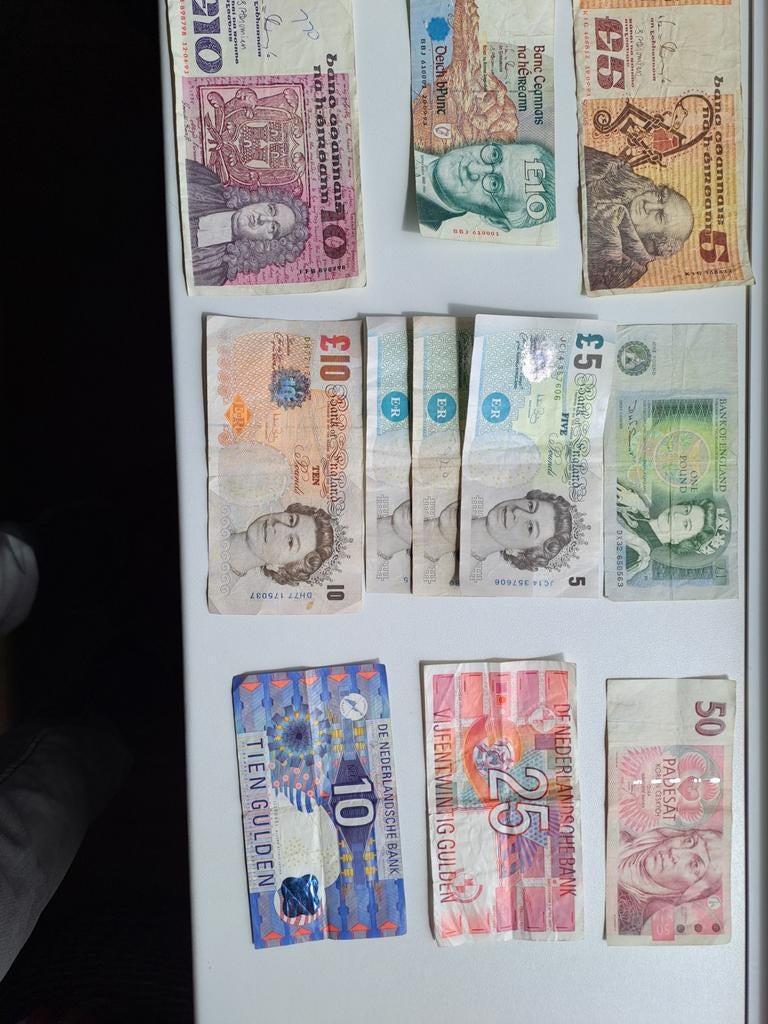 Diverse bankbiljetten., Ophalen of Verzenden, Buitenland, Bankbiljetten