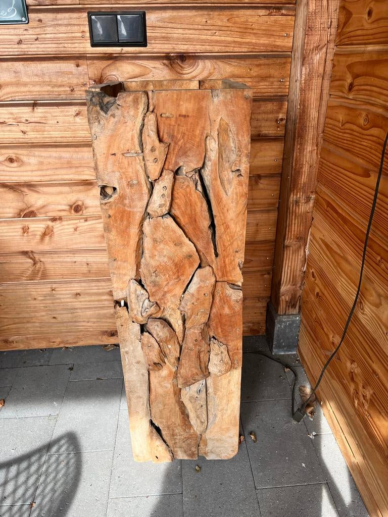 Lamp van drijfhout, Ophalen, Gebruikt