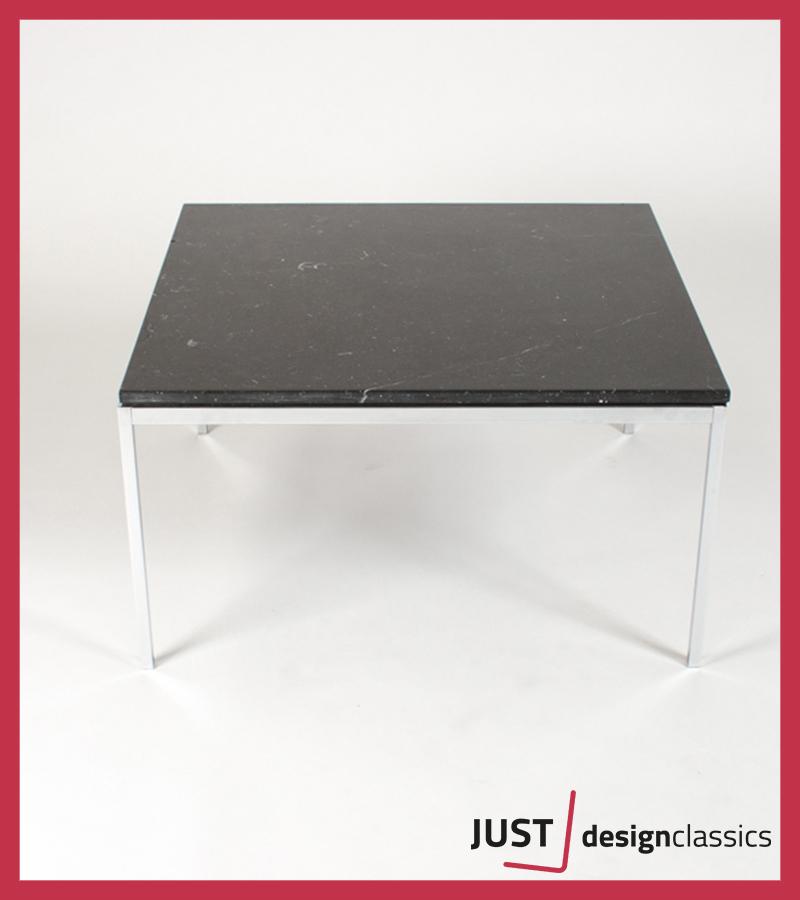 Florence Knoll Coffee Table Zwart Marmer (voorraad:2), Niet ingevuld, Zo goed als nieuw, Niet ingevuld, Niet ingevuld