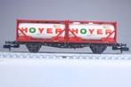 Draagwagon type Lgjs met 2 x 20 ft tankcontainers, DB, Gelijkstroom, Trix, Ophalen of Verzenden, Nieuw