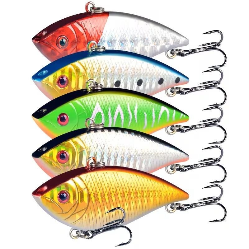 5 stuks VIB kunstaas met trilling, Watersport en Boten, Hengelsport | Roofvissen, Ophalen of Verzenden, Nieuw, Overige typen