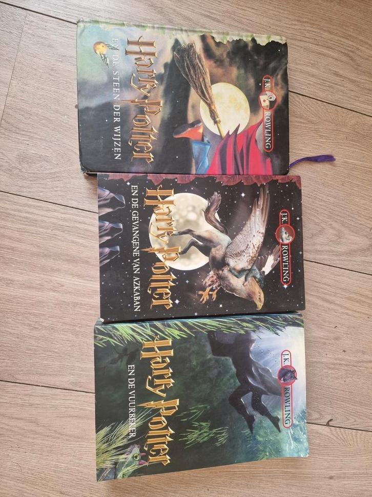 Harry Potter Boeken - Deel 1, 3 en 4, Boeken, Fantasy, Gelezen, Ophalen