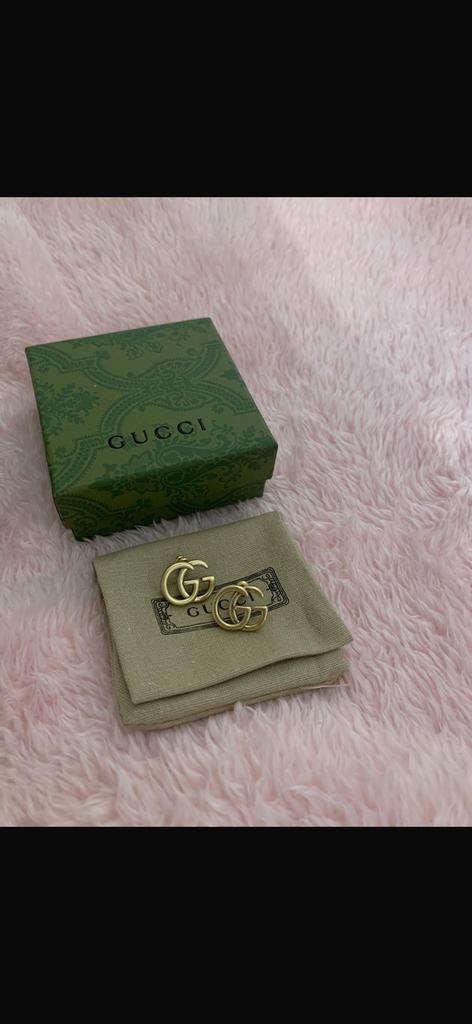Gucci oorbellen, Ophalen of Verzenden, Zo goed als nieuw, Goud, Overige materialen