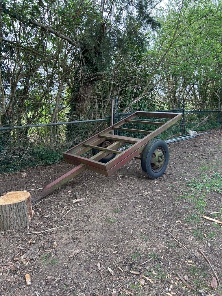 Plattewagen opknapper, 100 liter of meer, Ophalen, Gebruikt, Transportkar