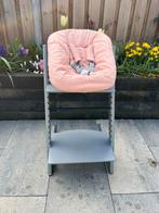 Stokke Tripp Trapp kinderstoel - Grijs met newbornset, Kinderen en Baby's, Kinderstoelen, Ophalen of Verzenden, Zo goed als nieuw