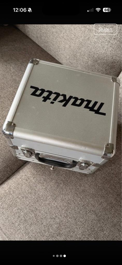 Makita Draadloze Boormachine Set met Lamp en Koffer, Ophalen of Verzenden, Gebruikt, Minder dan 400 watt, Boor- en Schroefmachine