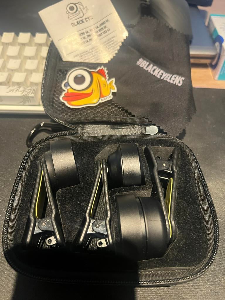 Black Eye iPhone lenzen set - Groothoek, Fisheye, Macro, Ophalen of Verzenden, Zo goed als nieuw, Macrolens