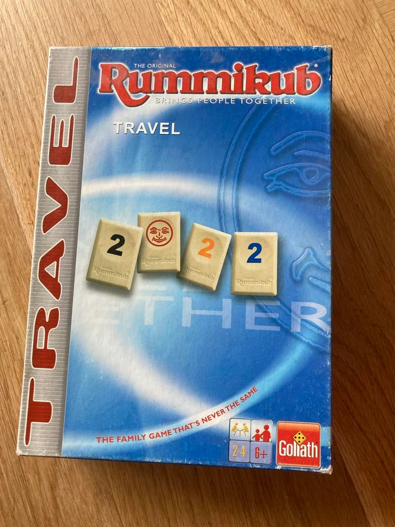 Rummikub Travel, Hobby en Vrije tijd, Gezelschapsspellen | Overige, Drie of vier spelers, Ophalen of Verzenden, Gebruikt