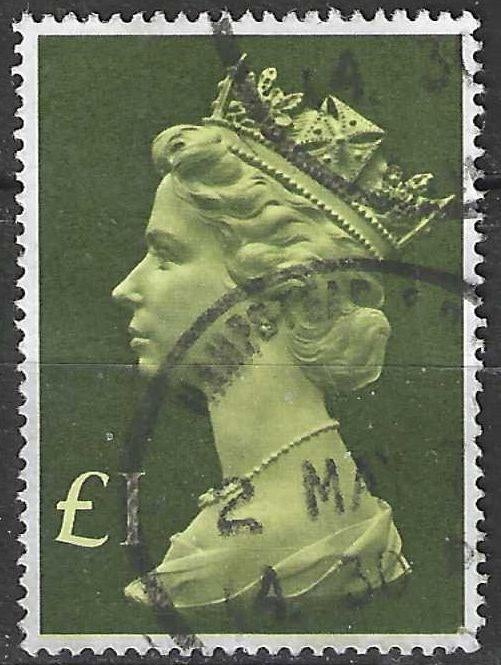 Groot-Brittannie 1977 - Yvert 822 - Queen Elisabeth II (ST), Postzegels en Munten, Postzegels | Europa | UK, Verzenden, Gestempeld