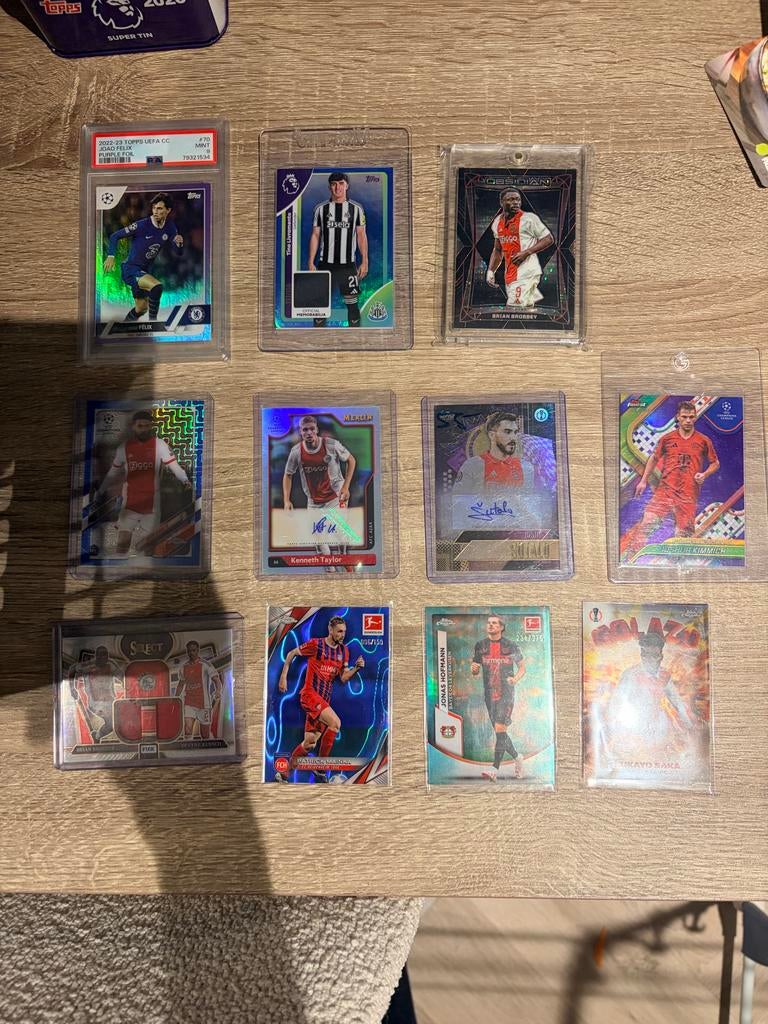 Topps & Panini voetbalkaarten, graded Joao Felix /75 PSA 9, Verzamelen, Ophalen of Verzenden, Gebruikt, Buitenlandse clubs, Spelerskaart