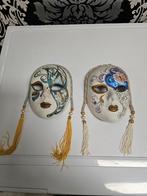 2 Venetiaanse maskers  voor €15,-, Ophalen of Verzenden