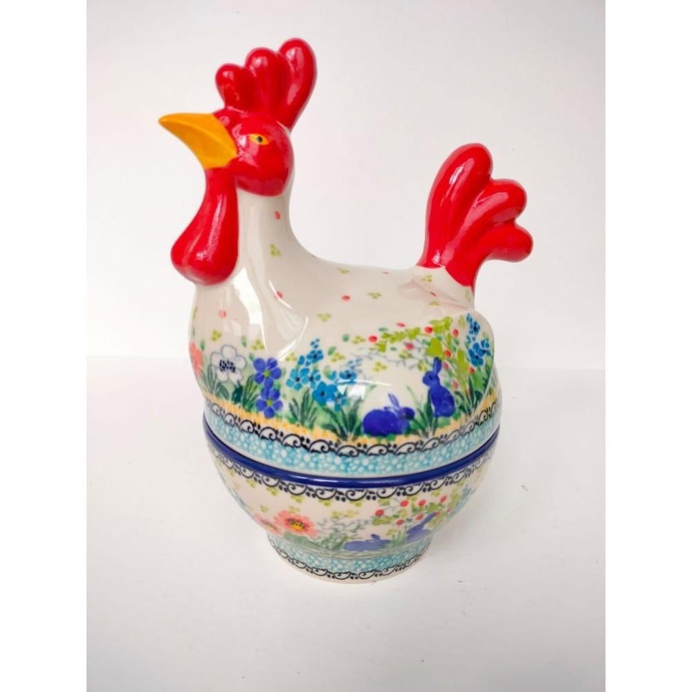 Kip Chicken Large Harmony Bunzlau Unikat, Ophalen, Lies@bunzlaunoord.nl, Keramiek, Nieuw